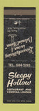 Matchbook Cover - Sleepy Hollow Restaurant Kinderhook NY