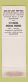 Matchbook Cover - Westana Mobile Homes Missoula MT Paulson Insurance PINK