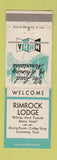 Matchbook Cover - Rimrock Lodge Billings MT