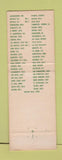 Matchbook Cover - Pancake House CHAIN
