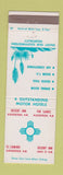 Matchbook Cover - Motels Albuquerque NM Santa Fe