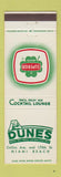 Matchbook Cover - Dunes Motel Miami Beach FL Superior Motels