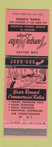 Matchbook Cover - Tampa Motor Lodge Tampa FL girlie