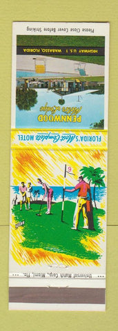Matchbook Cover - Pennwood Motor Lodge Wabasso FL