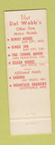 Matchbook Cover - Kings Inn Del Webb's Sun City Center FL