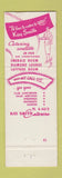 Matchbook Cover - Kay Smith Catering Miami FL girlie wedding