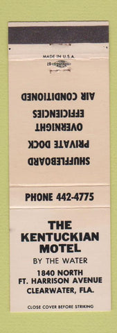 Matchbook Cover - Kentuckian Motel Clearwater FL shuffleboard WEAR