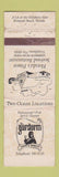 Matchbook Cover - Yardarm Restaurant Lauderdale by the Sea FL WEAR