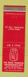 Matchbook Cover - Great Shanghai Restaurant Bar New York City