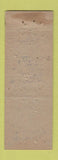 Matchbook Cover - Cheapper System Drugs Lincoln NE POOR PINHOLES