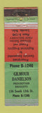 Matchbook Cover - Gilmour Danielson Drug Lincoln NE POOR PINHOLES