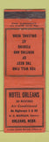 Matchbook Cover - Hotel Orleans Orleans NE