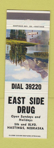 Matchbook Cover - East Side Drug Hastings NE