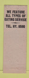 Matchbook Cover - Fred & Kelly's Cafe BBQ Salt Lake City UT
