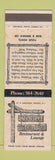 Matchbook Cover - Ye Olde Wishing Well Restaurant Saratoga Springs NY