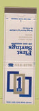 Matchbook Cover - First Savings and Loan Edison Woodbridge Perth Amboy NJ