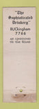 Matchbook Cover - Baritz Chicago IL WORN