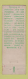 Matchbook Cover - Thompson's Restaurants WEAR