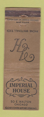 Matchbook Cover - Imperial House Chicago IL WEAR