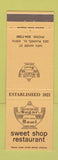 Matchbook Cover - Sugar Bowl Sweet Shop Des Plaines IL