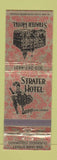 Matchbook Cover - Strater Hotel Durango Colorado girlie
