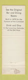 Matchbook Cover - Sharon House Virginia City NV low phone # BLUE WEAR