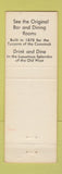 Matchbook Cover - Sharon House Virginia City NV low phone # RED