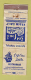 Matchbook Cover - Capt'ns Table Restaurant Latham NY POOR
