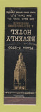 Matchbook Cover - Beverly Hotel New York City