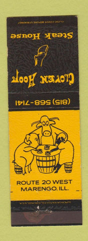 Matchbook Cover - Cloven Hoof Steak House Marengo IL