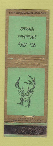 Matchbook Cover - Buckhorn Bar Laramie WY WEAR