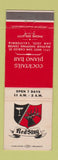 Matchbook Cover - Red Stag Piano Bar San Jose CA