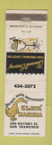 Matchbook Cover - Zlata Kachna Golden Duck San Francisco CA
