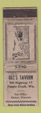 Matchbook Cover - Ole's Tavern Gleason WI POOR