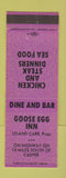 Matchbook Cover - Goose Egg Inn Capser WY PURPLE