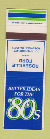 Matchbook Cover - 1980 Ford Roseville CA