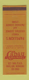 Matchbook Cover - Cabay Lounge Papillion NE