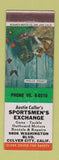 Matchbook Cover - Autin Coller's Sportsmen's Exchange Vuler City CA guns