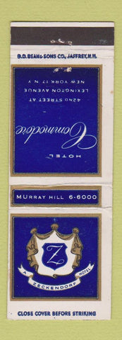 Matchbook Cover - Hotel Commodore New York City