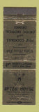 Matchbook Cover - Afton House Flagstaff AZ Route 66 WEAR