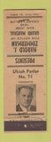 Matchbook Cover - Harold Zimmerman Grand Marshall San Jose CA 1938 WORN