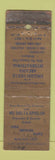 Matchbook Cover - Mu Delta Epsilon 1937 Arcadia International WORN TAPED