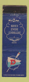 Matchbook Cover - Detroit Boat Club 1939 MI WORN