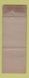 Matchbook Cover - Detroit Boat Club 1939 MI WORN