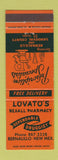 Matchbook Cover - Lovato's Rexall Drug Bernalillo NM