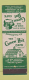 Matchbook Cover - Green Hut Cafe Dallas TX