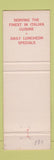 Matchbook Cover - Lido Cafe Lynn MA Italian