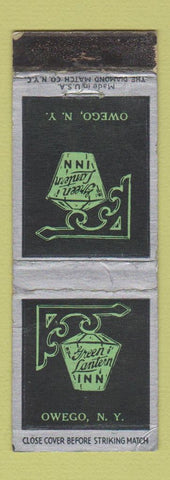 Matchbook Cover - Green Lantern Inn Owego NY WORN