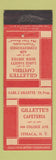 Matchbook Cover - Gillette's Cafeteria Ithaca NY WEAR
