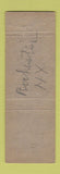 Matchbook Cover - BO Heath & Son Drug Rochester NY WEAR